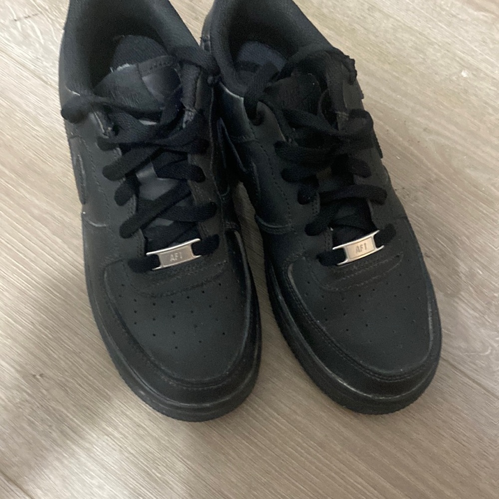 All black Air Force 1s